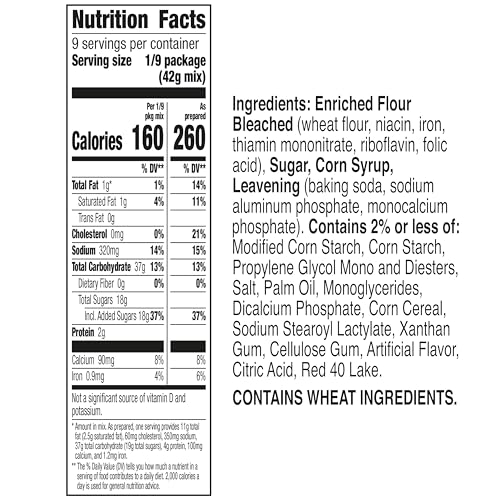 Image of Betty Crocker Delights Super Moist Cherry Chip Cake Mix, 13.25 oz.