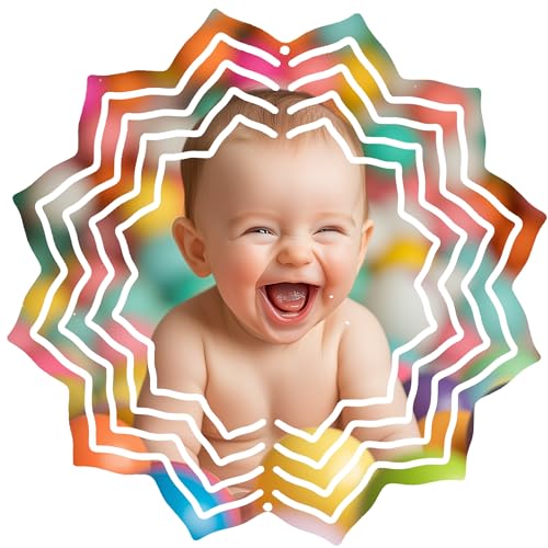 echomerx 5-Pack Sublimation Wind Spinner Blanks 8