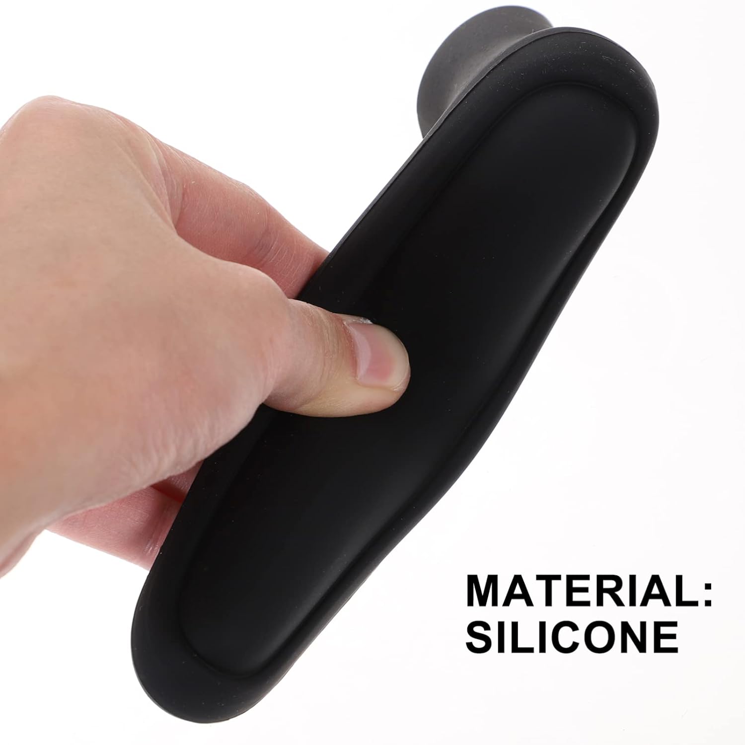 ibasenice 6pcs Childproof Door Handle Cover Silicone -Collision Sleeve for Boys and Girls Safety Door Knob Protector for Bedroom Bathroom Kitchen