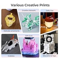 Creality Farbverlauf PLA Filament 1,75mm, Regenbogen Ender PLA+ 1kg Spule, Maßhaltigkeit ±0,02mm - Ideal für 3D-Drucker K1 K2 Ender Hi – Ansicht 9