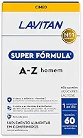 Lavitan Super Fórmula Multivitamínico A-Z Homem 60 comprimidos