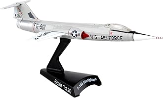 Daron Postage Stamp PS5377-3 F-104 Starfighter 479th Tactical Fighter Wing 1/120 PS5377-3 , Brown