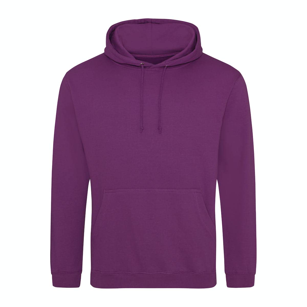 COOZO Unisex College Hoodie - Magenta Magic - L
