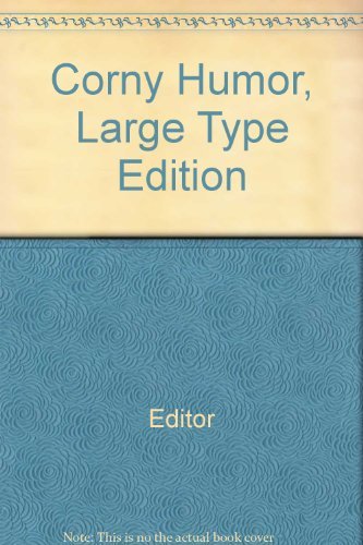 Corny Humor, Large Type Edition: Kenneth Jernigan: Amazon.com: Books