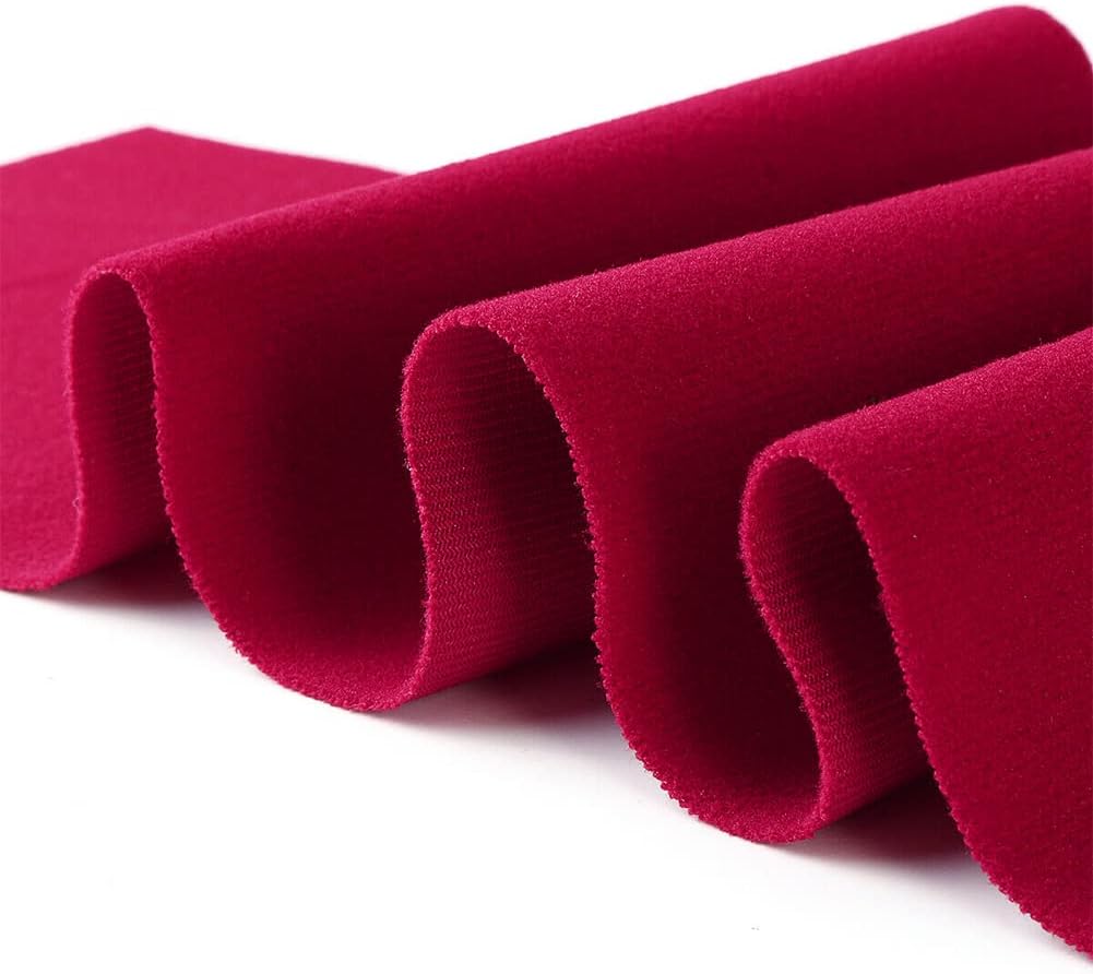 Billiard Cloth 9 ft Pool Table Felt with 6 Cushion Cloth Strip, Pre Cut Billiard Tablecloth Felt for Home Bars Clubs Indoor Sports Game