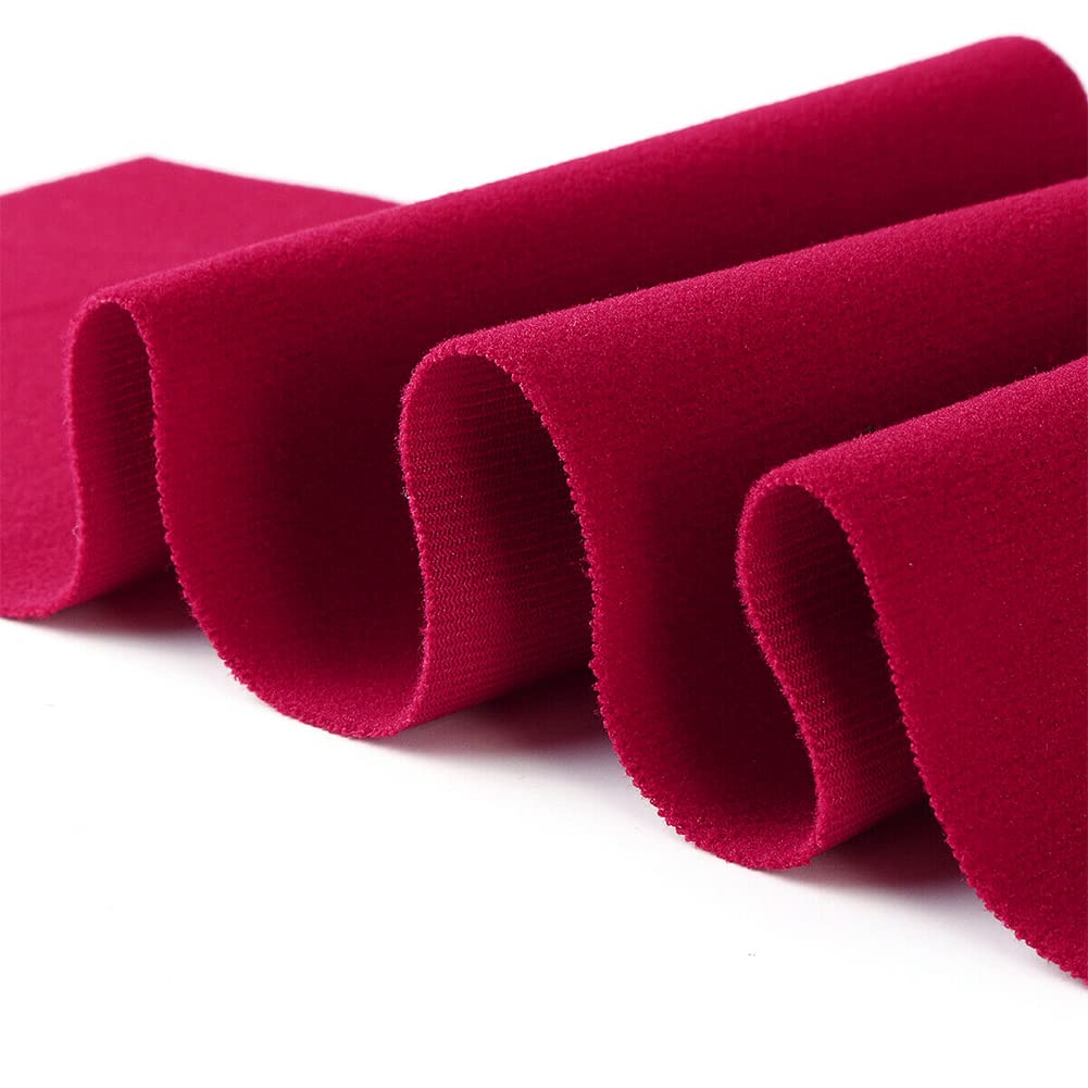 Nappe Billard Professionnelle Feutre Nylon Rouge 2,8 M X 1,45 M + 6 Bandes – Table 2,7 M Standard