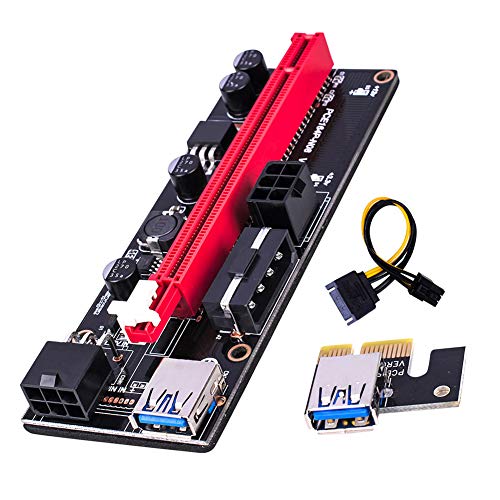 PCI-E grafische kaart kabel Riser Card USB 3.0 adapterkabel PCI-E 1X naar 16X verlengkabel compatibel met PCI-E zwart - Image 5