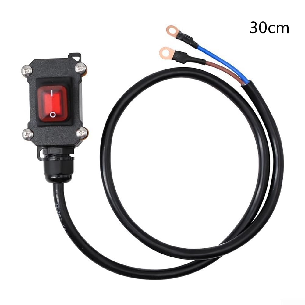 Interruttore Di Scollegamento Batteria Per Moto – 12V/24V CC, Impermeabile, Con Cavo In Rame E Kit Di Montaggio, Prolunga La Durata Della Batteria