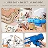 Carpet Tufting Machine, 7-18mm Carpet Making Kit, Punch Needle Rug Kit, Electric Carpet Tufting Machine with Trimmer Kit - 360° Rotatable Handle, Rug Tufting Supplies,110V