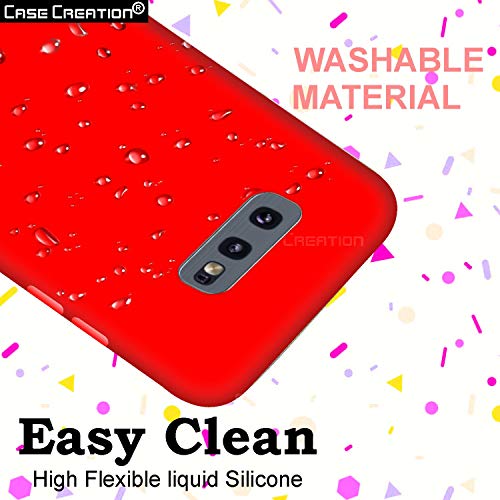 Image of Case Creation Luxurious OG Series for Samsung S10 Lite Case Cover,Anti-Dirty Slim Case Frosted Matte Cute Candy TPU Raised Bezel (Splash of Color) Back Cover for Samsung Galaxy S10 Lite -Wine Red