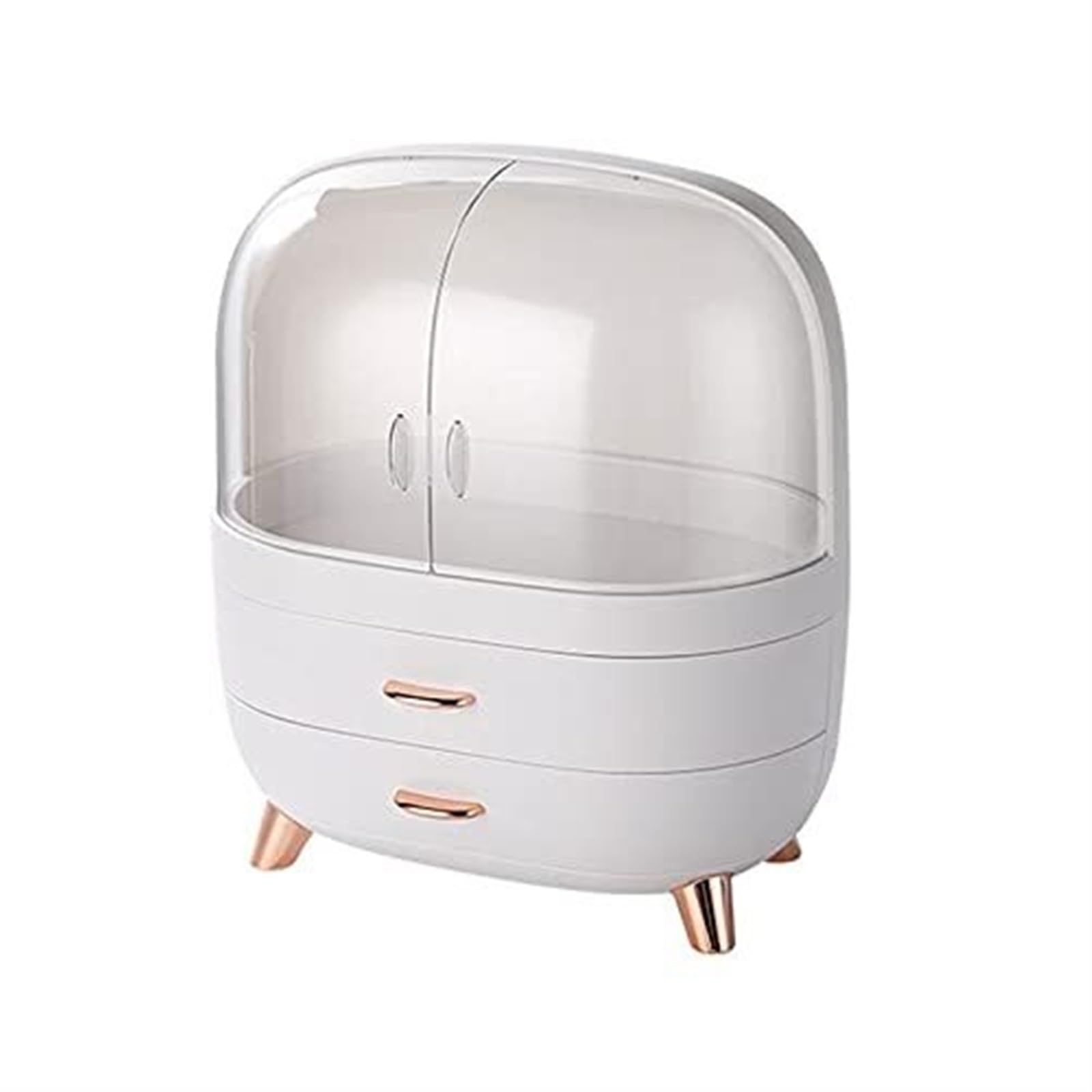 Rangement Maquillage Organisateur De Maquillage De Bureau Boîte De Rangement pour Cosmétiques Rouge À Lèvres Stockage De Produits De Soins De La Peau Rangement Produit de Beauté(29.5 * 18.5 * 32cm)