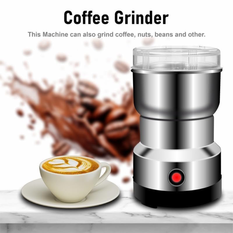 Image of Elevea 𝐂𝐨𝐦𝐛𝐨 C333 Stainless Steel Multifunctional Coffee Grinder Smash Machine and Solo Junior Stainless Steel Tiffin Lunch Box Container 𝟏𝟓 𝐘𝐞𝐚𝐫𝐬 𝐖𝐚𝐫𝐫𝐚𝐧𝐭𝐲