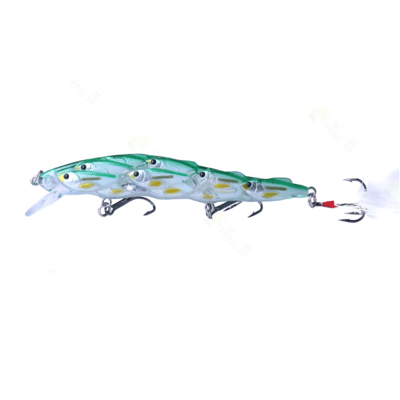 IvyLoutish Fishing Lure Bait 12cm 15g Fishing Accessories Feather Topwater Fishing Bait Artificial Hard Bait Wobbler Bass Minnow Crankbait Fishing Tackle