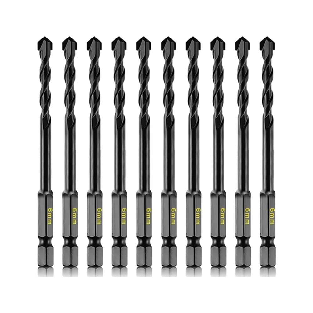 Brocas de carburo de 6mm para hormigón plástico madera azulejo y mampostería 8