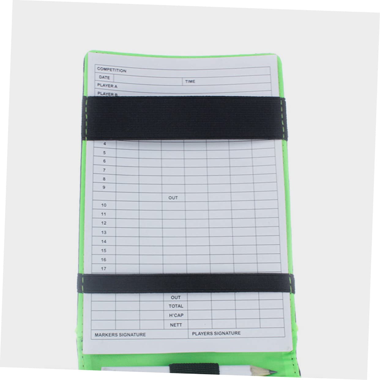 ifundom Cuaderno de Puntuación Profesional y Portátil Funda de PU Compatible con Tarjetas de Puntuación Protección contra Agua y Arañazos