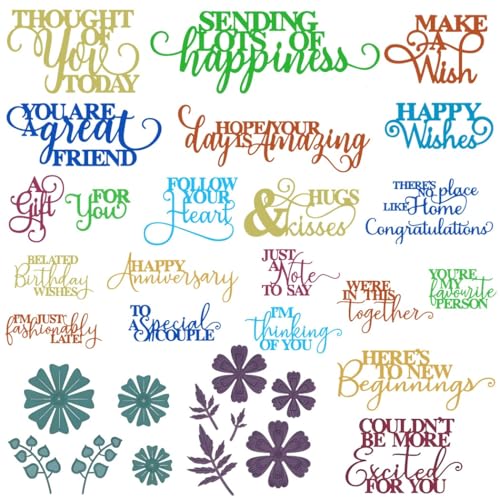 Matrices de découpe pour scrapbooking et 7 pochoirs de gaufrage