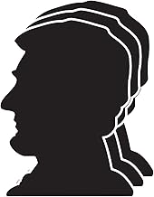 31 Pcs Lincoln Single Color Creative Cut-Outs 5.5in President’s Day Bust Independence Day Decorations Celebration 16th President Patriotic Crafts Bulletin Board Décor Classroom Made in The USA