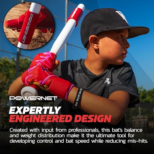 Bate de entrenamiento Sweet Spot y 9 bolas pesadas progresivas para béisbol 7