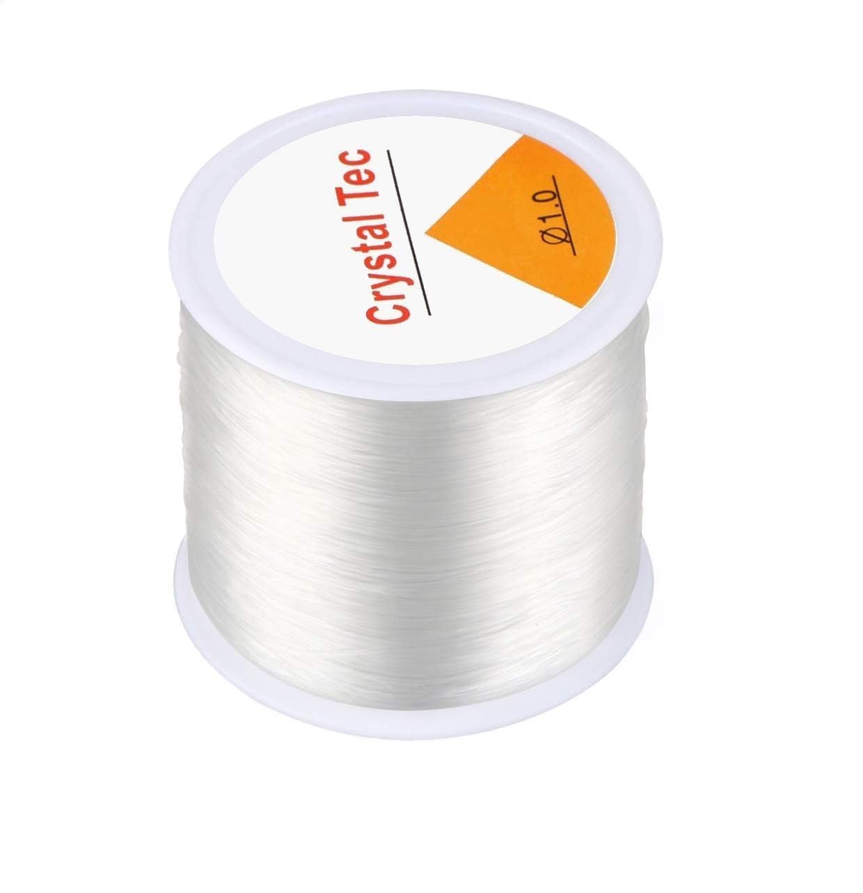 Beadsnfashion 100M Elastic Thread for Jewellery Making (1.0 mm) – Clear Elastic String for Jewellery Making, Strong Stretch Cord for Beading & Crafts.