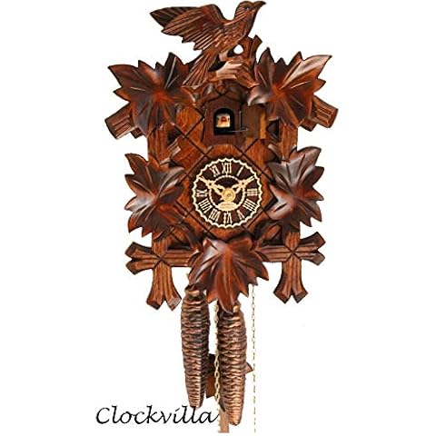 Original Black Forest Cuckoo Clock with Bird Cover