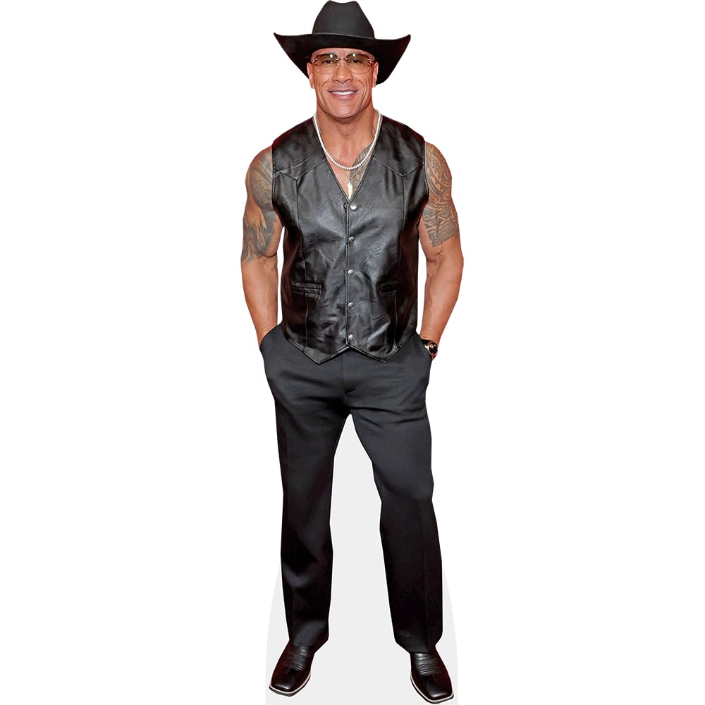 Celebrity Cutouts Life Size Cutout Dwayne 'The Rock' Johnson (Vest)
