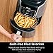 Ninja | XL Single Basket Air Fryer | 5.5 QT Capacity fits 3lbs of Wings | 5-in-1Air Fry, Roast, Bake,Reheat & Dehydrate |Dishwasher Safe Parts & Recipe Guide | Grey |AF150AMZ