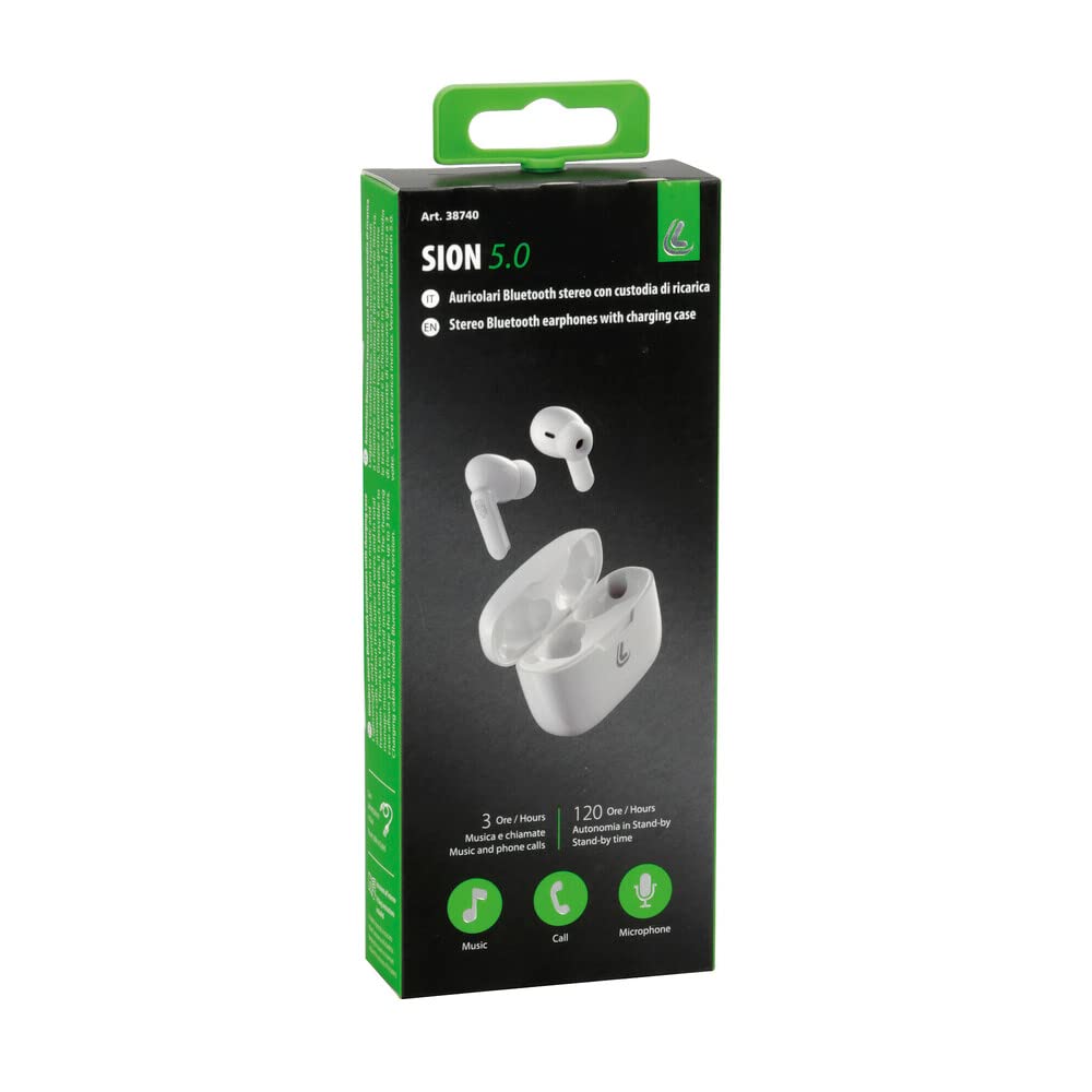 Lampa 38740 Sion 5.0, bezprzewodowe słuchawki douszne Bluetooth stereo z etui ładującym