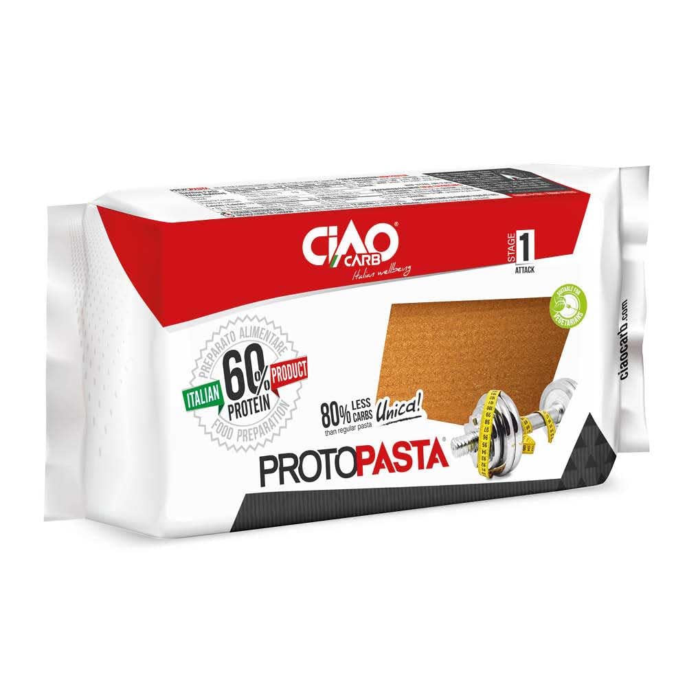 Ciao CarbLow Carb High Protein Lasagna Pasta 150g (7g Carbs Per Portion Keto Pasta) - Pack of 3
