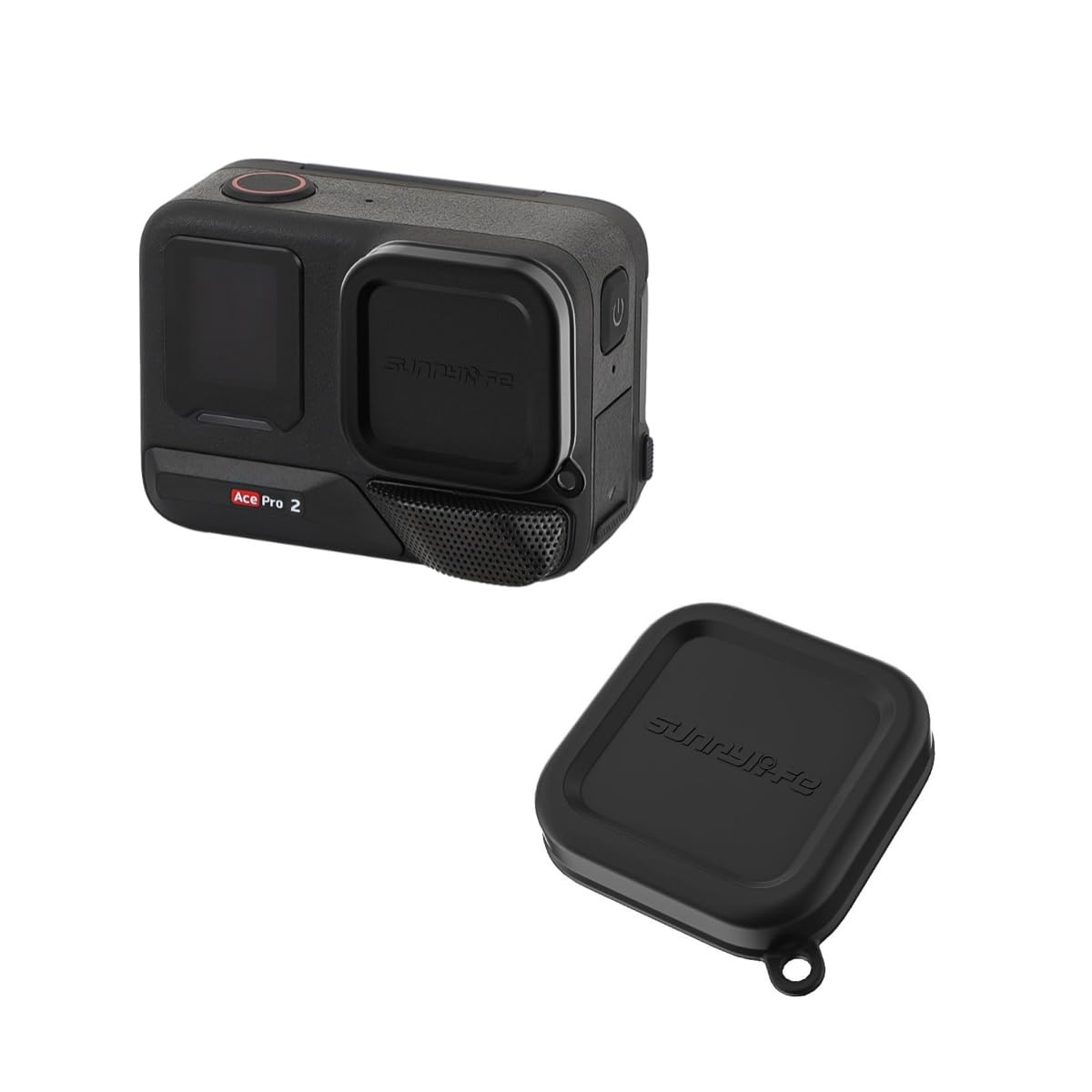 Silicone Lens Cover for Insta 360 Ace Pro 2, Protective Cap, Dust-Proof, Scratch-Proof, Sports Camera Accessories