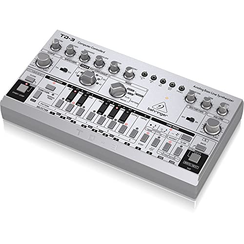 Behringer TD-3-SR Analog Bass Line Synthesizer - Silver (BehrTD3SRd1)