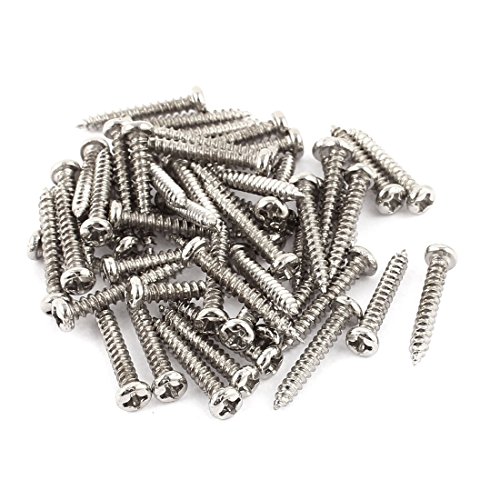 Set de 50 tornillos autorroscantes M3 x 20 mm acero inoxidable miniatura 1