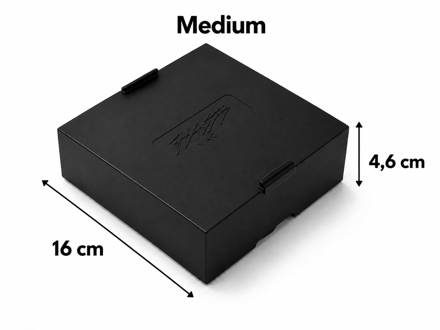 Hazh Vac Small 12 x 3,5 cm - Presse de filtre à vide et extracteur de liquide - Système de filtration Honeycomb en PETG - Avec filtre en maille nylon 25 microns (moyen)