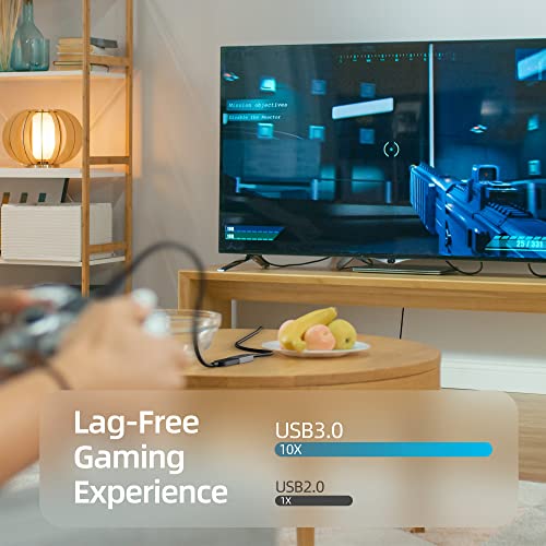 Elecan-Active-Optical-USB-30-Extension-Cable-50-FT-Fiber-Optic-Type-A-Male-to-Female-USB-Extension-Cord-USB-Extender-5Gbps-Data-Transfer-for-WebcamGamera-USB-Hub-Keyboard-Hard-Drive-Printer