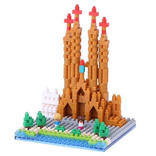 Maquette Sagrada Familia Nanoblock : un puzzle 3D idéal pour décorer votre salon avec élégance