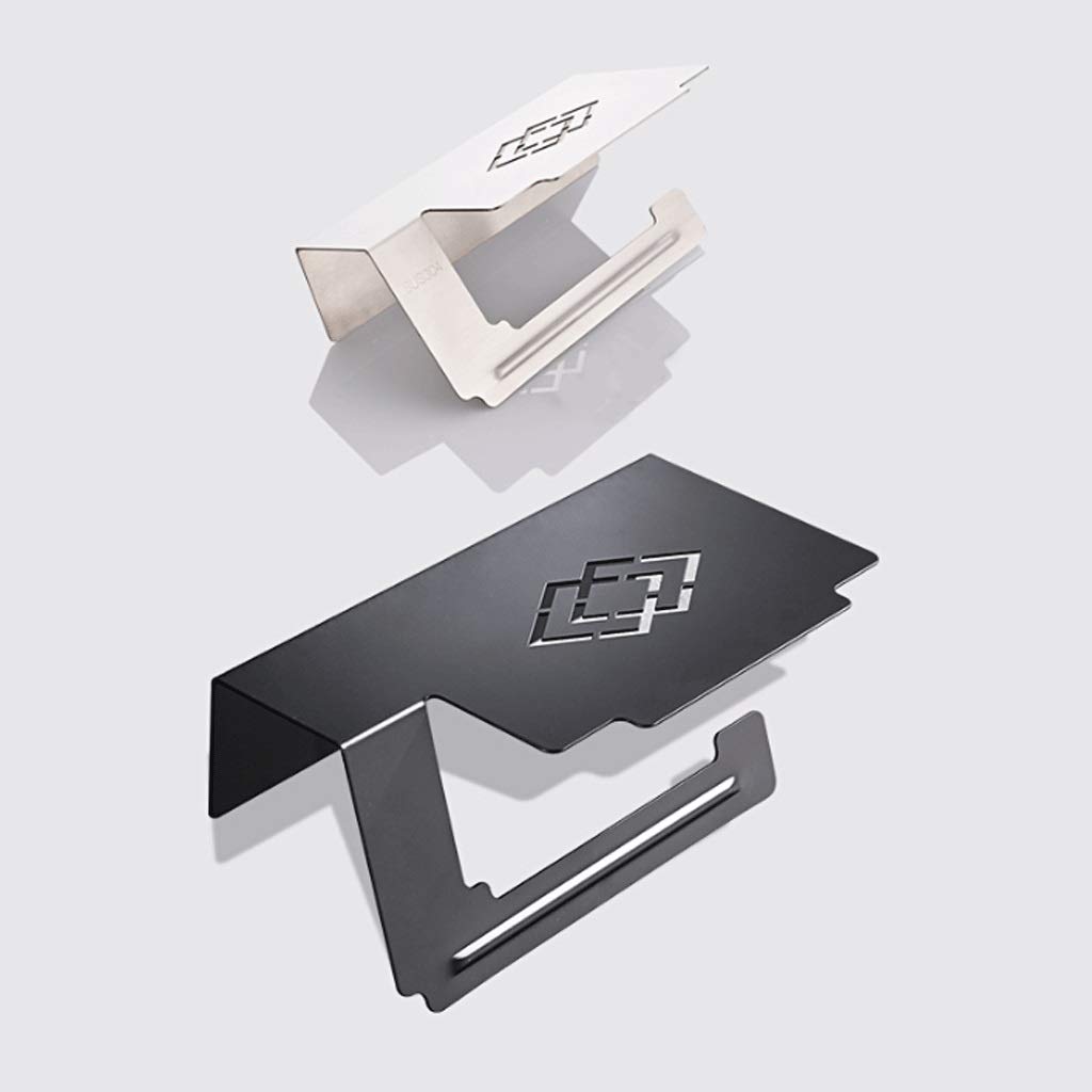 Vassoio carta carta supporto del tovagliolo di bagno di carta supporto del tovagliolo di punzonatura omaggio servizi igienici bagno in acciaio inox mobile di immagazzinaggio del telefono Rotolo