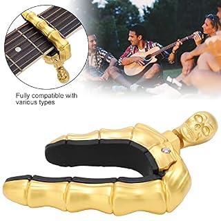 Capo de guitare, crânes accessoires de guitare Capos réglable en silicone changement rapide de pas pour mandoline(ou) - Les Beatles, Paul McCartney, John Lennon, RIngo Starr, George Harrison Capo de guitare, crânes accessoires de guitare Capos réglable en silicone changement rapide de pas pour mandoline(ou) – Image 3