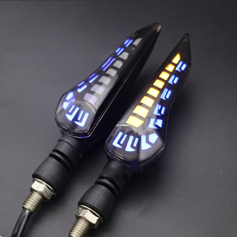 Clignotants LED 12V moto haute luminosité feux clignotant universel ABS 10mm étanche