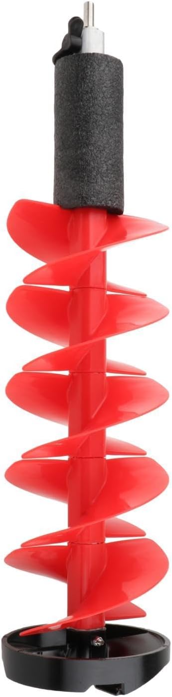 Ice Drill Auger Fishing Drill Aluminum Alloy Fast Cutting Burrowing Ice Auger,Fishing Equipment,Winter,Outdoor Activities, 8 inch