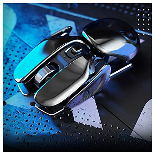 Wireless Ergonomics Metal Mouse With 2.4Ghz Nano Usb Receiver, Silent Click, 3 File Dpi Settings, Aluminum Alloy Integrated Base For Pc,Laptop,Computer,Tablet- Sliver/ Metal Grey Mouse (Classic) #TOP27