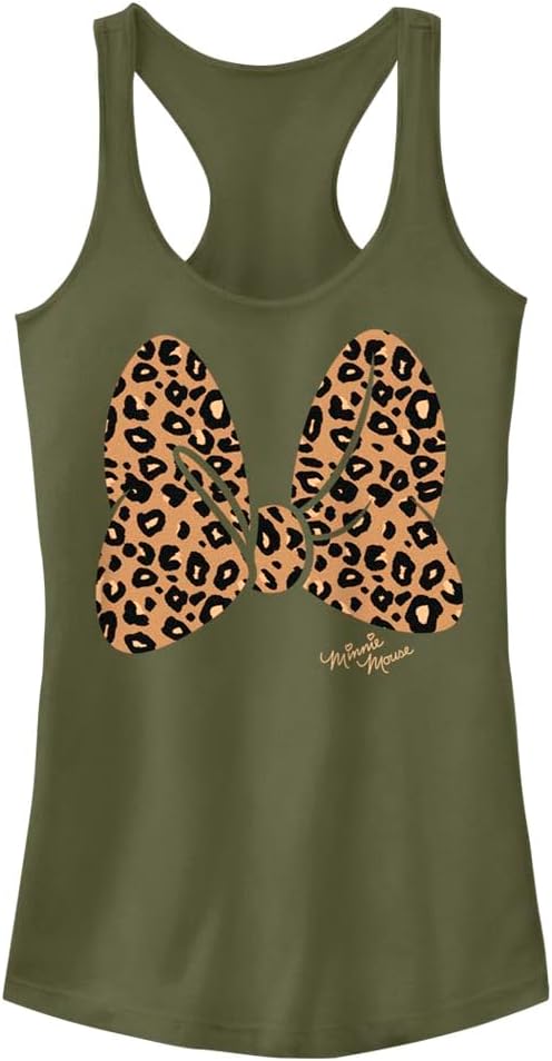 Disney Womens Classic Mickey Animal Print Bow