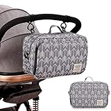 Bolso Carro Bebe Pequeño. Mochila Carrito de Bebé con Función de Bolso Maternidad. Organizador para Carro y Carrito Bebé. Bolsa Cochecito Multiusos Bolsa Hospital Maternidad. Silla (Flecha)