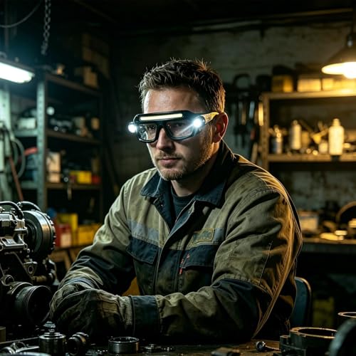 Lampe frontale à LED étanche équipement extérieur nuit et travail