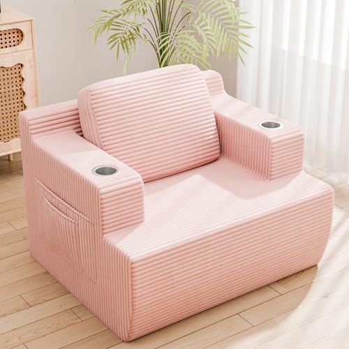 Homall 42” Single Sofa Foam Couch for Small Spaces Upholstered