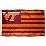 Virginia Tech Hokies Alumni Nation Stripes Flag