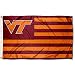 Virginia Tech Hokies Alumni Nation Stripes Flag