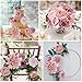 Luckinds Artificial Flowers Combo Dusty Pink Roses with Stems Bouquets Bridal Wedding Shower Decorations Fake Floral for Party Table Centerpieces Home Decor