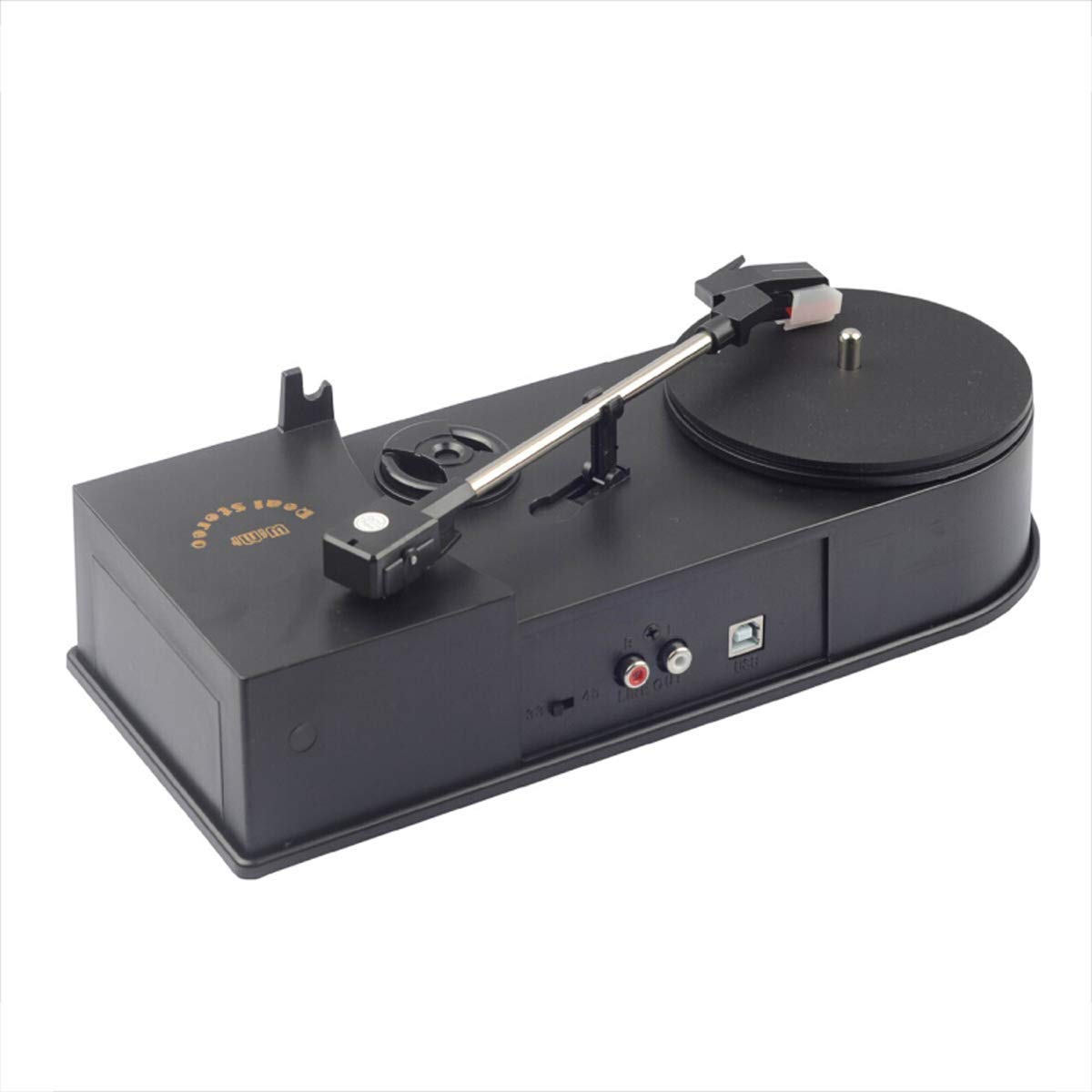 Giradischi Bluetooth con controllo a doppia velocità per riproduzione in vinile