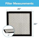Filtrete Filtr powietrza, 20 x 20 x 1, MPR 2800, MERV 14, zdrowy tryb życia, redukcja drobnych cząstek, 3-miesięczne plisowane filtry powietrza, 2 filtry powietrza, 2 filtry