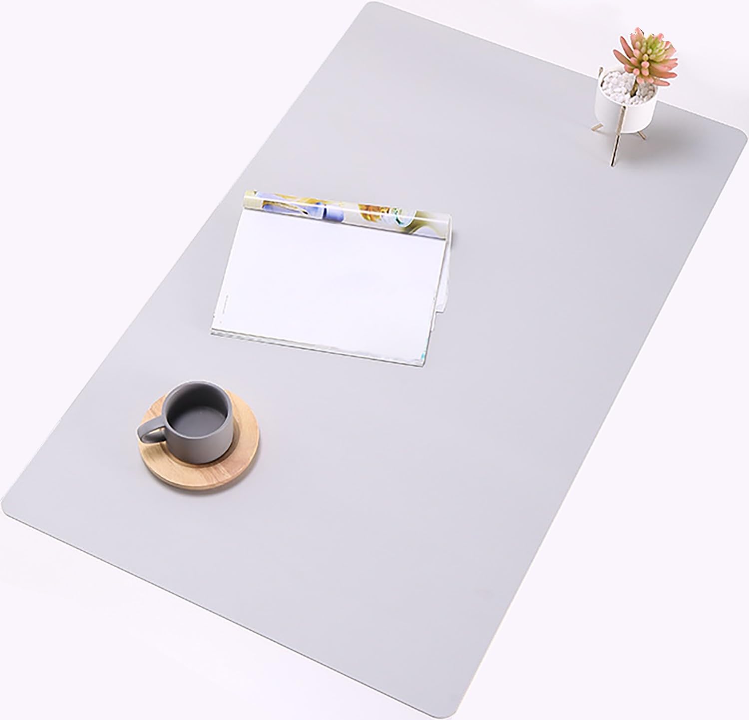 Tappetino da scrivania in pelle, impermeabile, antiscivolo, tappetino per mouse e scrittura, multiplo per casa, ufficio e configurazione di gioco