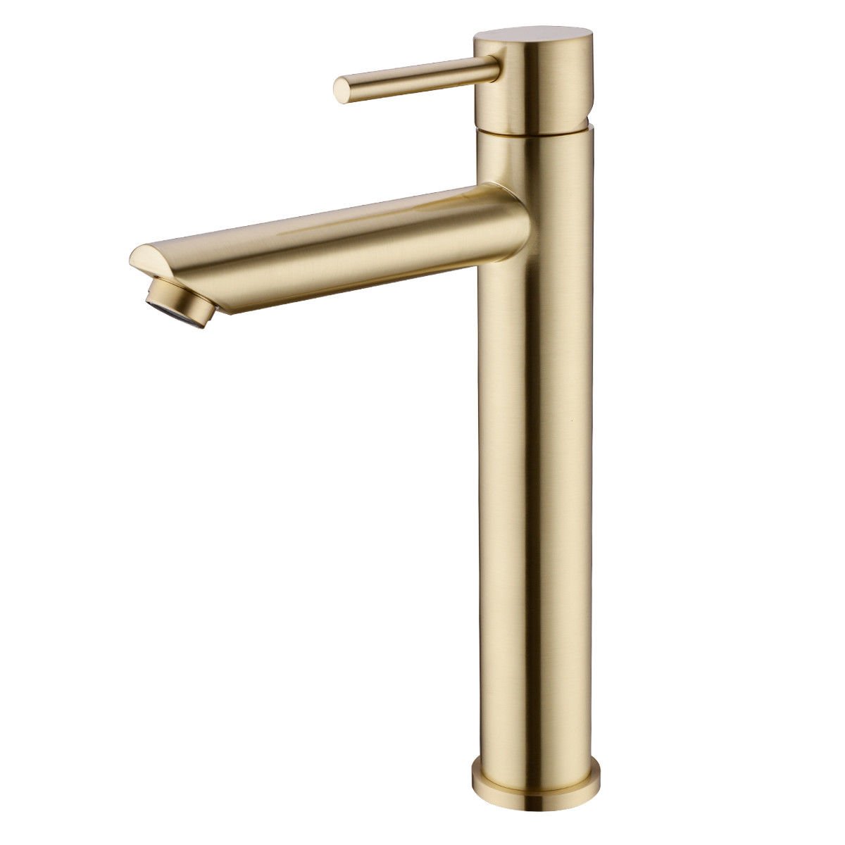 ABSTAND Mid Century Modern Gebürstetes Messing Zier Waschbecken